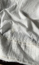 将图像加载到图库查看器中, Women's Lakhnavi Handcrafted Mul Chanderi Semi - Stitched Angrakha And Dupatta Set- HONC0267146