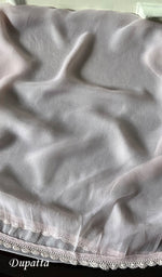 将图像加载到图库查看器中, Women's Lakhnavi Handcrafted Cotton Chikankari Suit Material - HONC0274448