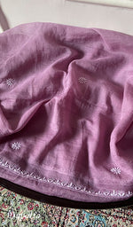 将图像加载到图库查看器中, Women's Lucknowi Handcrafted Kota Cotton Chikankari Semi Stitched Kurta And Dupatta Set - HONC0318336