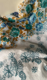 将图像加载到图库查看器中, Women's Lakhnavi Handcrafted Cotton Chikankari Unstitched Kurti Fabric - HONC0284322