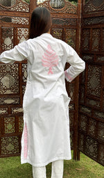 将图像加载到图库查看器中, Women's Lucknowi Handcrafted Cotton Chikankari Kurti - HONC0274383