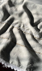 Load image into Gallery viewer, Women's Lakhnavi Handcrafted Munga Silk Chikankari Kurta And Dupatta Set- HONC0271009