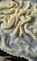 将图像加载到图库查看器中, Women's Lakhnavi Handcrafted Unstitched Cotton Chikankari Suit Material - HONC0264459