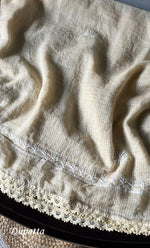 Load image into Gallery viewer, Sehmat Women's Lakhnavi Handcrafted Kota Cotton  Semi -Stitched Angrakha And Dupatta Set- HONC0301718