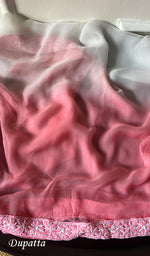 将图像加载到图库查看器中, Misba Women's Lakhnavi Handcrafted Unstitched Cotton Chikankari Suit Material - HONC0289732