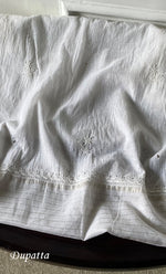 Load image into Gallery viewer, Women's Lakhnavi Handcrafted Mul Chanderi Unstitched Kurta And Dupatta Set - HONC0263960