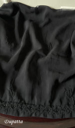 Load image into Gallery viewer, Women's Lucknowi Handcrafted Faux-Georgette Chikankari Suit Material - HONC0263002