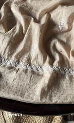 将图像加载到图库查看器中, Women's Lakhnavi Handcrafted Mul Chanderi Unstitched Kurta And Dupatta Set - HONC0284726