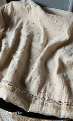 Load image into Gallery viewer, Women's Lakhnavi Handcrafted Tissue Chanderi Semi-Stitched  Kurta And Dupatta Set - HONC0313007