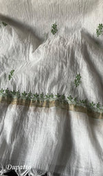 将图像加载到图库查看器中, Women's Lakhnavi Handcrafted Mul Chanderi Kurta And Dupatta Set - HONC0263970