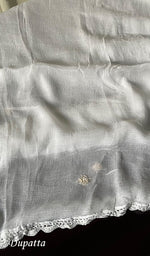 Load image into Gallery viewer, Ashima Women's Lucknowi Handcrafted Muslin Chikankari Unstitched Suit Material - HONC0243932