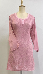 将图像加载到图库查看器中, Women's Lucknowi Handcrafted Viscose Georgette Chikankari Top - HONC0179777