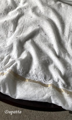 Load image into Gallery viewer, Amisha Women's Lakhnavi Handcrafted Mul Chanderi Unstitched Kurta And Dupatta Set - HONC0319464