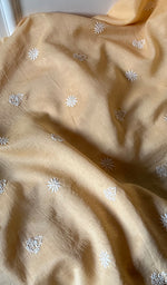 Load image into Gallery viewer, Lucknowi Handcrafted Maheshwari Mul Chanderi Chikankari Unstitched Men's Kurta Fabric - HONC0274613