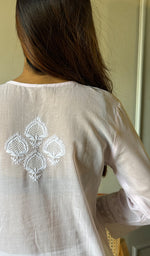 Load image into Gallery viewer, Soniya Women's Lucknowi Handcrafted Cotton Chikankari Kurti - HONC0273987