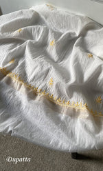 将图像加载到图库查看器中, Women's Lakhnavi Handcrafted Mul Chanderi UnStitched Kurta And Dupatta Set - HONC0317075