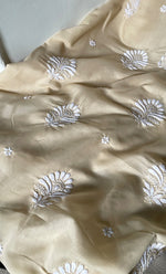 Load image into Gallery viewer, Women's Lakhnavi Handcrafted Cotton Chikankari Unstitched Kurti Fabric - HONC0318771