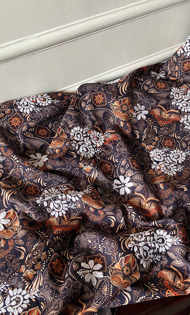 Women's Lakhnavi Handcrafted Cotton Chikankari Unstitched Kurti Fabric - HONC0315325