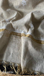 将图像加载到图库查看器中, Women's Lakhnavi Handcrafted Tissue Chanderi Unstitched Kurta And Dupatta Set - HONC0278160