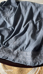 将图像加载到图库查看器中, Women's Lakhnavi Handcrafted Unstitched Cotton Chikankari Suit Material - HONC0275046