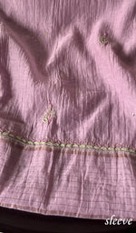 将图像加载到图库查看器中, Women's Lucknowi Handcrafted Mul Chanderi Chikankari Kurta Dupatta Set- HONC0254131