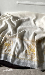 Load image into Gallery viewer, Titlee Women's Lakhnavi Handcrafted Unstitched Mul Chanderi Kurta And Dupatta Set - HONC0324068