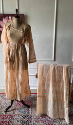 将图像加载到图库查看器中, Womens Lakhnavi Handcrafted Mul Chanderi
