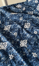 将图像加载到图库查看器中, Women's Lakhnavi Handcrafted Cotton Chikankari Unstitched Kurti Fabric - HONC0268843