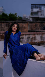 将图像加载到图库查看器中, Nilofar Women's Lakhnavi Handcrafted Viscose Georgette Chikankari Anarkali - HONC0212166