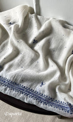 Load image into Gallery viewer, omen's Lakhnavi Handcrafted Mul Chanderi Unstitched Kurta And Dupatta Set - HONC0321262