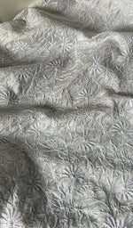 将图像加载到图库查看器中, Women's Lakhnavi Handcrafted Chanderi Silk Chikankari Unstitched Kurti Fabric - HONC0222903