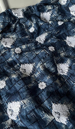 将图像加载到图库查看器中, Women's Lakhnavi Handcrafted Cotton Chikankari Unstitched Kurti Fabric - HONC0268844