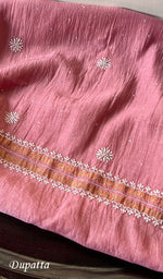 Load image into Gallery viewer, Women's Lakhnavi Handcrafted Mul Chanderi Kurta And Dupatta Set - HONC0288979