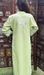 Load image into Gallery viewer, Amanat Women's Lucknowi Handcrafted Cotton Chikankari Kurti - HONC0276830