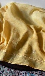 将图像加载到图库查看器中, Women's Lucknowi Handcrafted Kota Cotton Chikankari Semi Stitched Kurta And Dupatta Set - HONC0318330