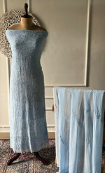 Load image into Gallery viewer, Women's Lucknowi Handcrafted Viscose Georgette Unstitched Chikankari Suit Material - HONC0325136