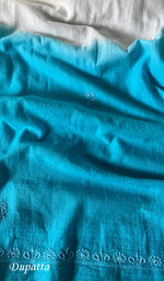 Load image into Gallery viewer, Women's Lakhnavi Handcrafted Mul Chanderi Unstitched Kurta And Dupatta Set - HONC0250077