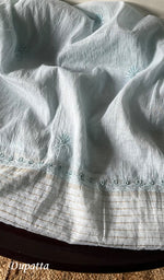 将图像加载到图库查看器中, Women's Lakhnavi Handcrafted Mul Chanderi Unstitched Kurta And Dupatta Set - HONC0291255