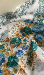 将图像加载到图库查看器中, Women's Lakhnavi Handcrafted Cotton Chikankari Unstitched Kurti Fabric - HONC0284346