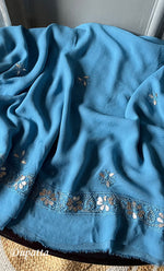 将图像加载到图库查看器中, Women's Lakhnavi Handcrafted Viscose Georgette Chikankari Full Suit Material - HONC0277001