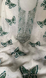 将图像加载到图库查看器中, Titlee Women's Lakhnavi Handcrafted Mul Chanderi Kurta And Dupatta Set .