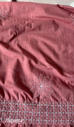 Load image into Gallery viewer, Hera Women's Lakhnavi Handcrafted Cotton Chikankari Suit Material - HONC0275053