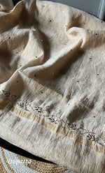 Load image into Gallery viewer, Women's Lakhnavi Handcrafted Tissue Chanderi Unstitched Kurta And Dupatta Set - HONC0313005