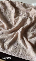 Load image into Gallery viewer, Women's Lakhnavi Handcrafted Mul Chanderi Kurta And Dupatta Set - HONC0288869