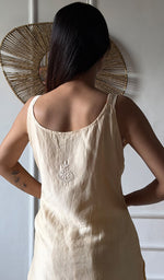 Load image into Gallery viewer, Amreena Women's Lakhnavi Handcrafted Chanderi Silk Chikankari Top And Pant Set - HONC0344994