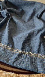 将图像加载到图库查看器中, Women's Lakhnavi Handcrafted Mul Chanderi Unstitched Kurta And Dupatta Set - HONC0289412