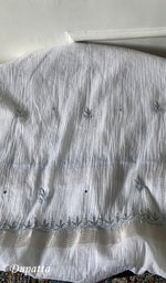 Load image into Gallery viewer, Women's Lakhnavi Handcrafted Mul Chanderi Unstitched Kurta And Dupatta Set - HONC0267142