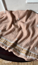 将图像加载到图库查看器中, Women's Lakhnavi Handcrafted Mul Chanderi Kurta And Dupatta Set - HONC0289000