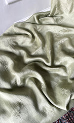 将图像加载到图库查看器中, Lucknowi Handcrafted Raw Silk Chikankari Unstitched Men's Kurta Fabric - HONC0288530