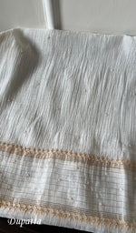 将图像加载到图库查看器中, Women's Lakhnavi Handcrafted Mul Chanderi Unstitched Kurta And Dupatta Set - HONC0279816